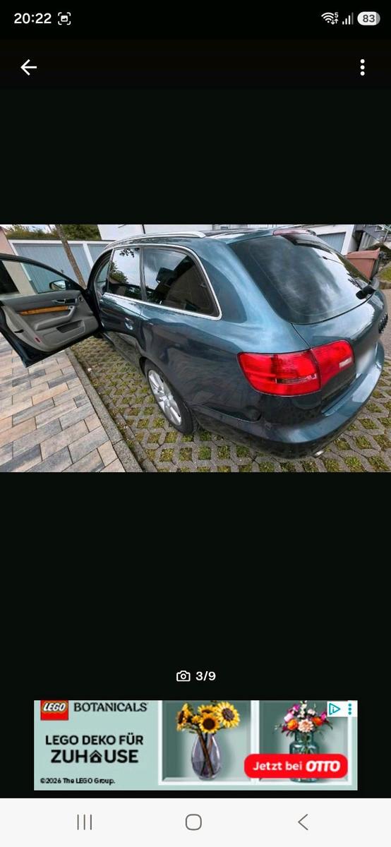 Audi A6 2006 — rear view