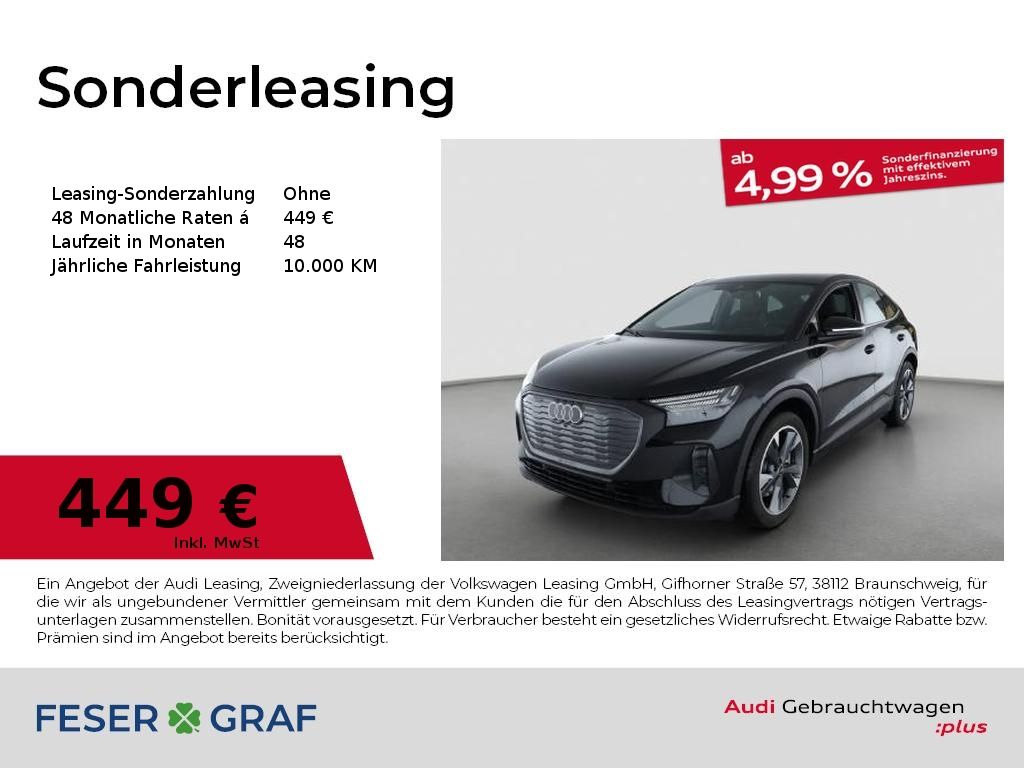 Q4 Sportback 45 e-tron,Matrix,Navi pro,SONOS,ACC