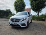 Mercedes-Benz V 300 d AMG lang LED|NIGHT|AHK|SPUR|BURM - weiße Mercedes-Benz V 300