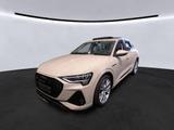 Audi E-TRON 50 S LINE BLACK PANO/HuD/MATRIX/B&O/SHZ. - mit Elektro-Antrieb: Beige, Vollleder