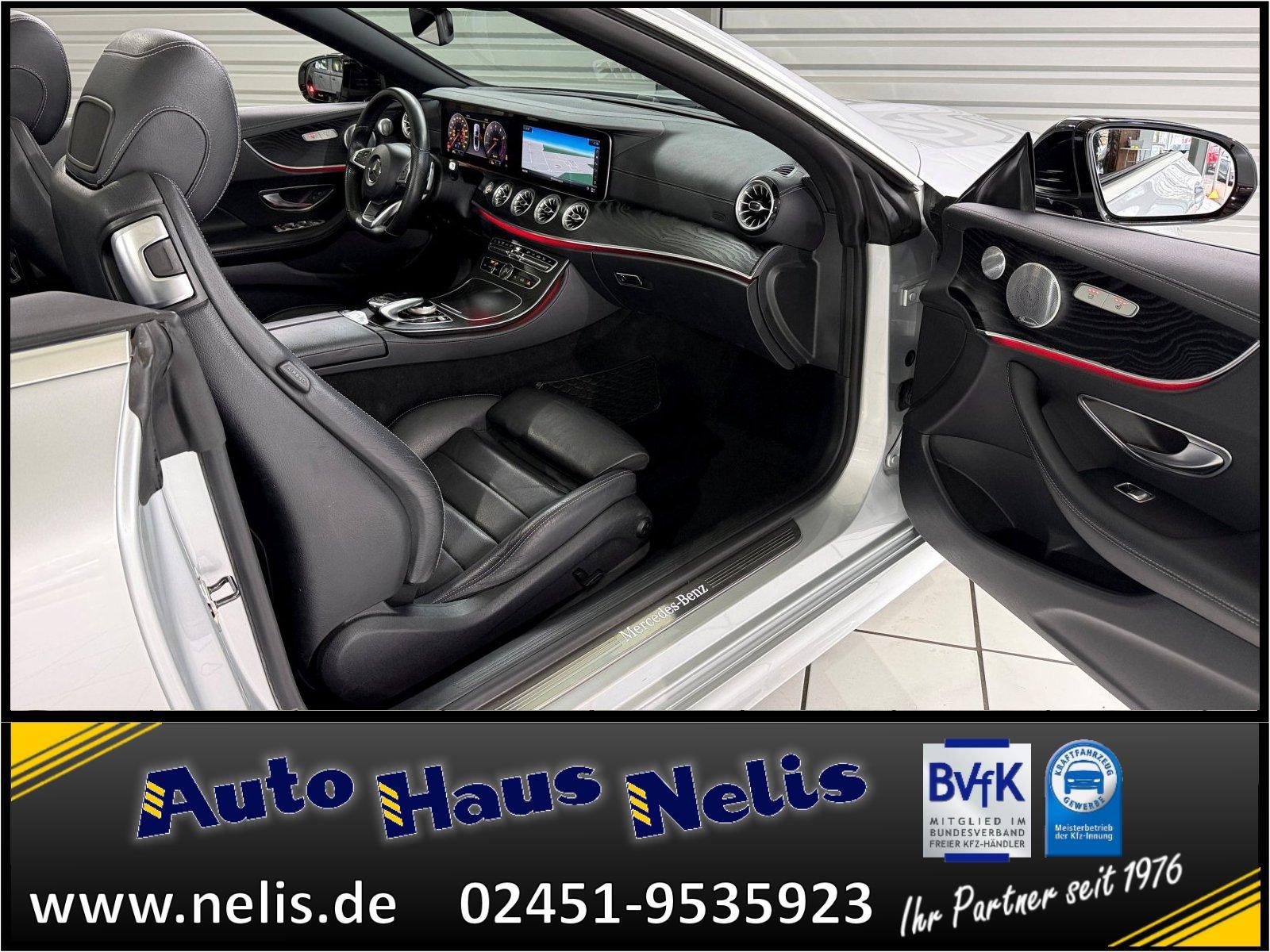 Mercedes-Benz E 200 Cabrio AMG-Line Airscarf Comand-Online Led