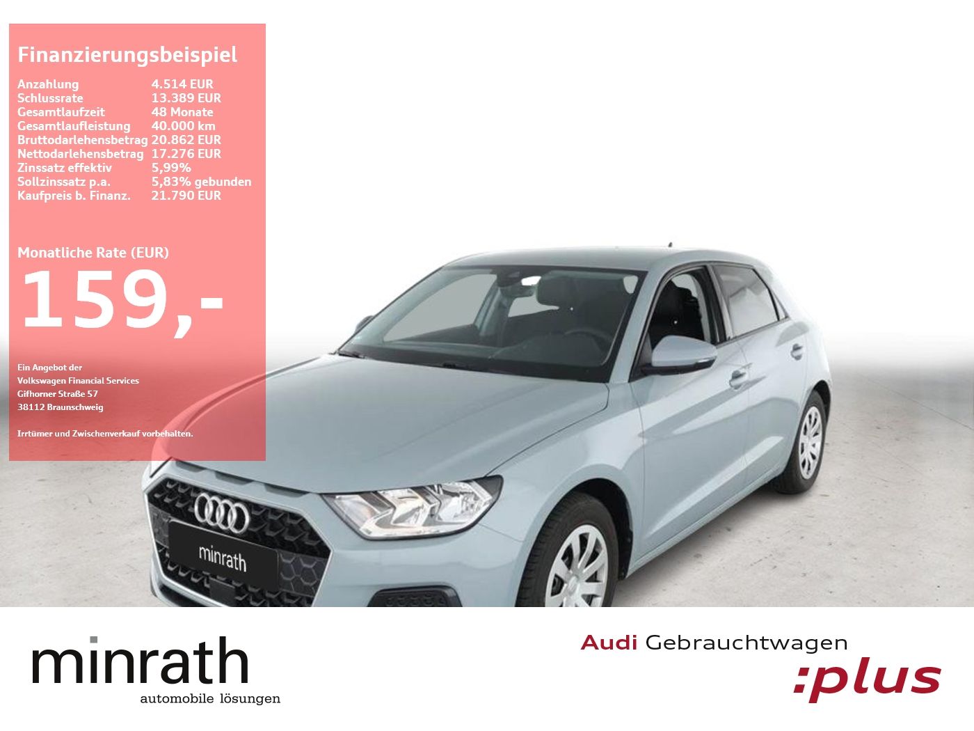 AUDI A1 Sportback advanced 30 TFSI APP+VIRT+SHZ+PDC+L