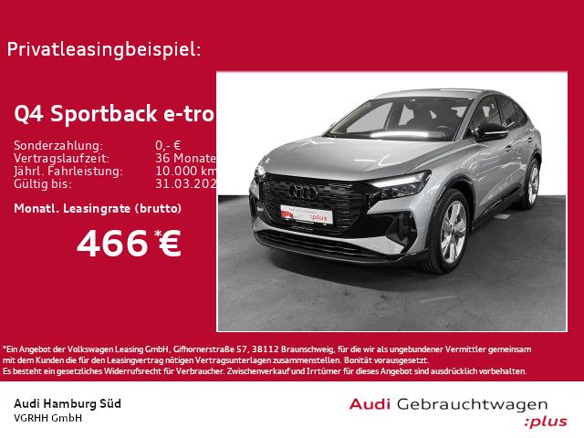 Audi Q4 Sportback 45 e-tron S LINE/NAVI/LM20/AHK