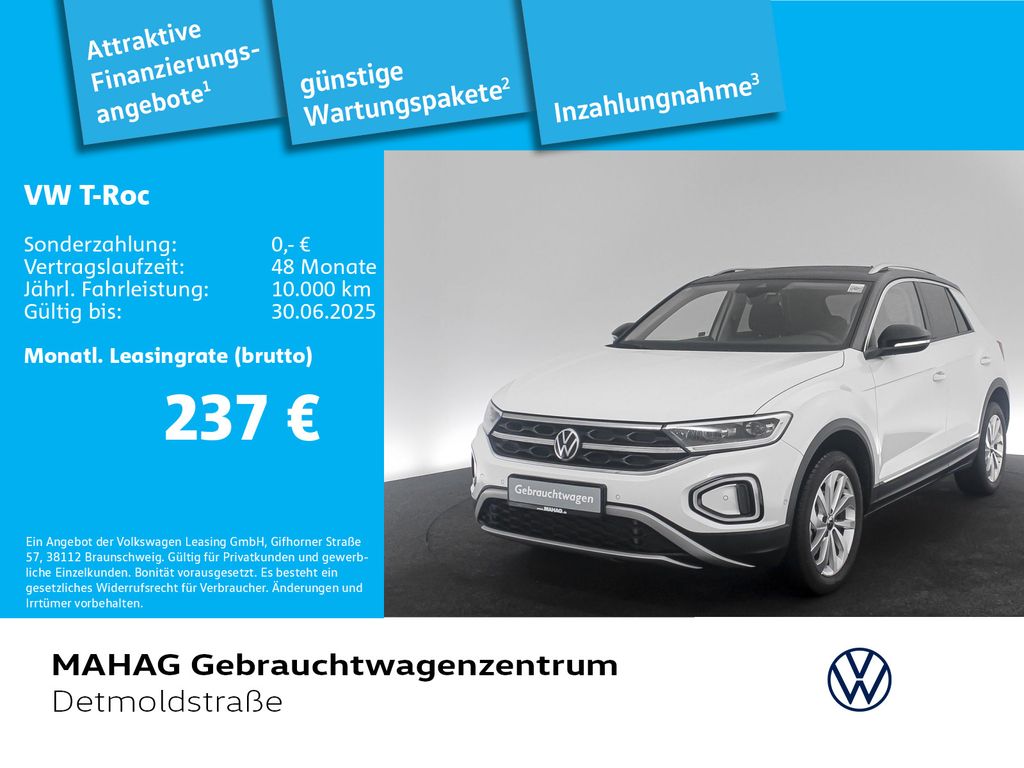 Volkswagen T-Roc 1.5 TSI STYLE AHK Navi LEDPlus ACC DSG