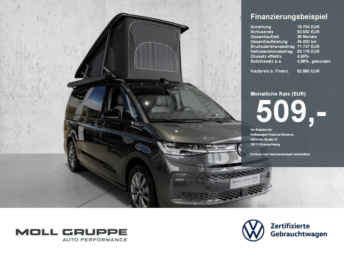 Volkswagen T7 California Ocean DSG AHK Navi DCC Kamera