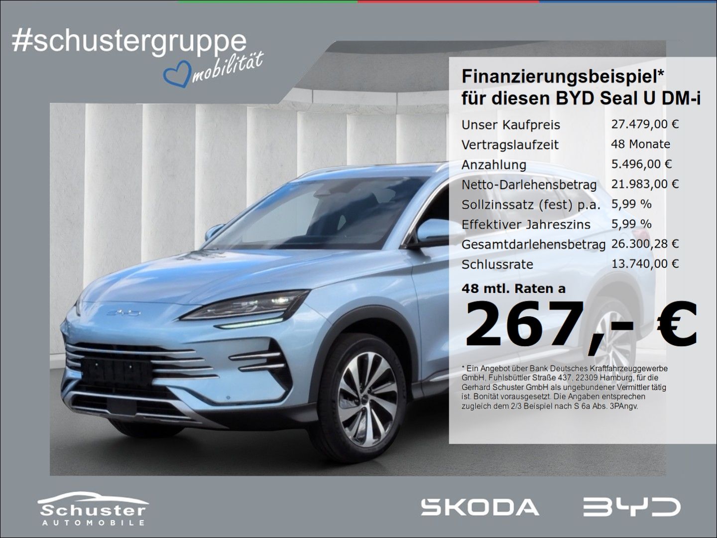 BYD Seal U DM-i Boost eHyb*Panodach 360°K Sitzbelüft