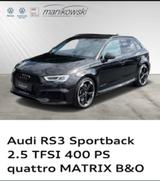 Audi RS3 2.5 TFSI S tronic quattro Sportback  - Audi RS3: Schwarz