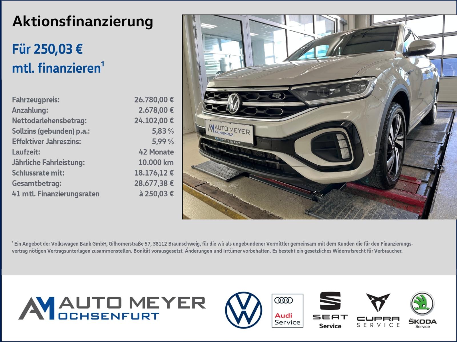 Volkswagen T-Roc R-Line 1.5 TSI DSG Travel Assist Kamera LE