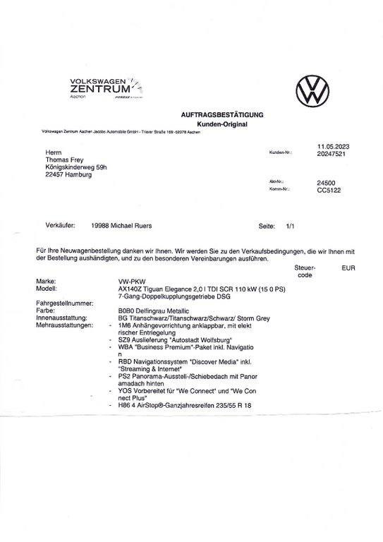 Image of Volkswagen Tiguan