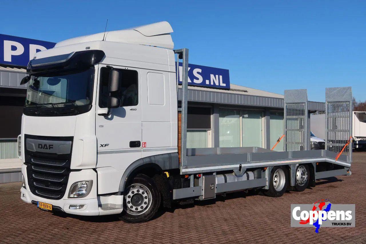 DAF XF 450 6x2 Oprijwagen vloerhoogte 100 cm + 2x be