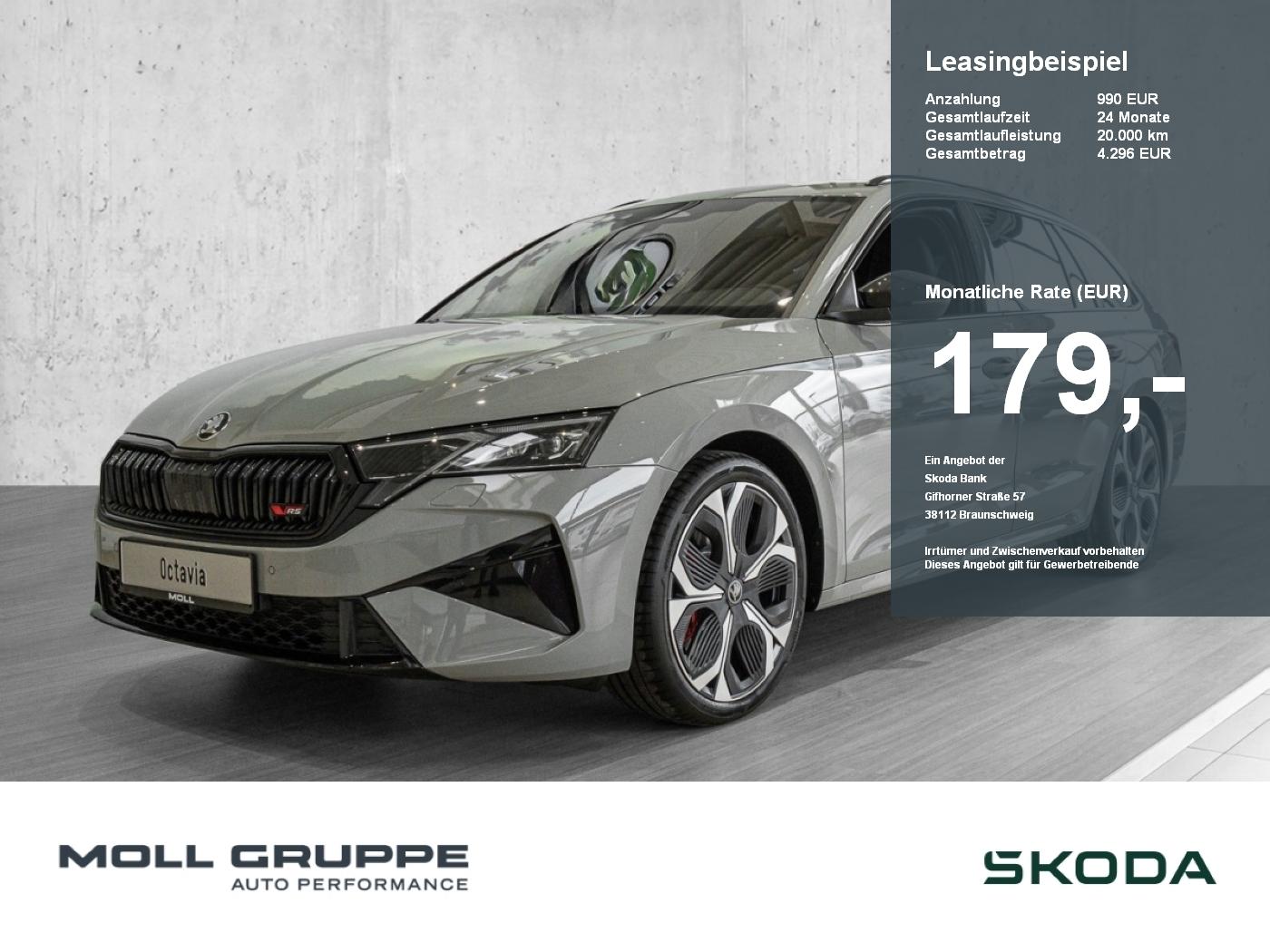 Skoda Octavia Combi 2.0 TSI W RS 2xKLIMA ACC AUT FLA