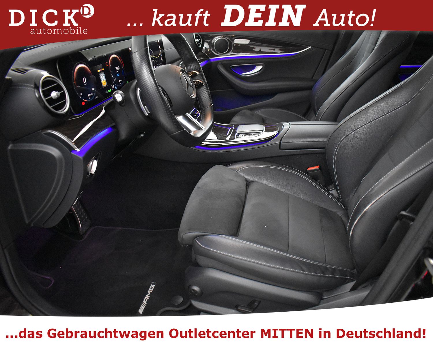 MERCEDES-BENZ E300de 4Mat 2X AMG Line NIGHT+HEAD+360+STDHZ+ACC - Image 11