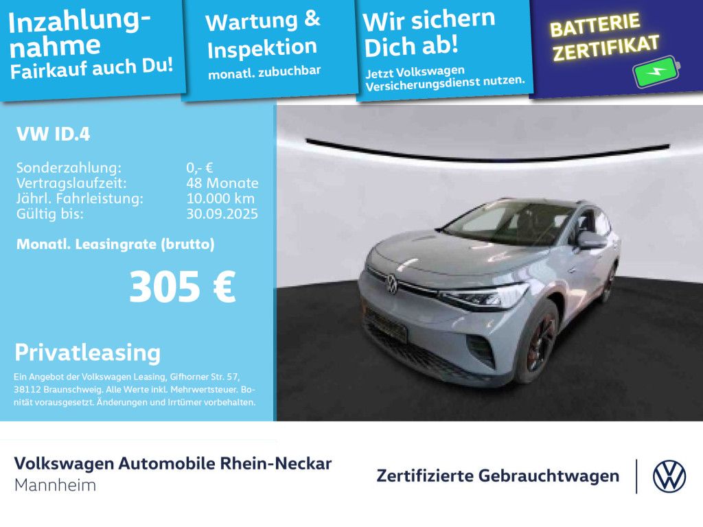 Volkswagen ID.4 Pure Automatik Navi LED Einparkhilfe uvm