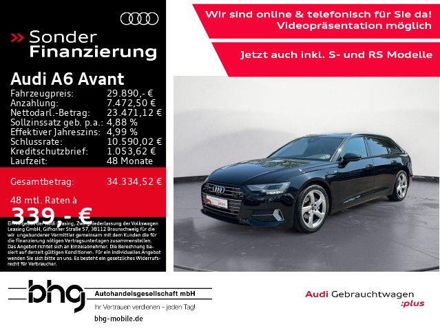 Audi A6 Avant 40 TDI quattro S-line LED/AHK/Kamera/As imagem 2