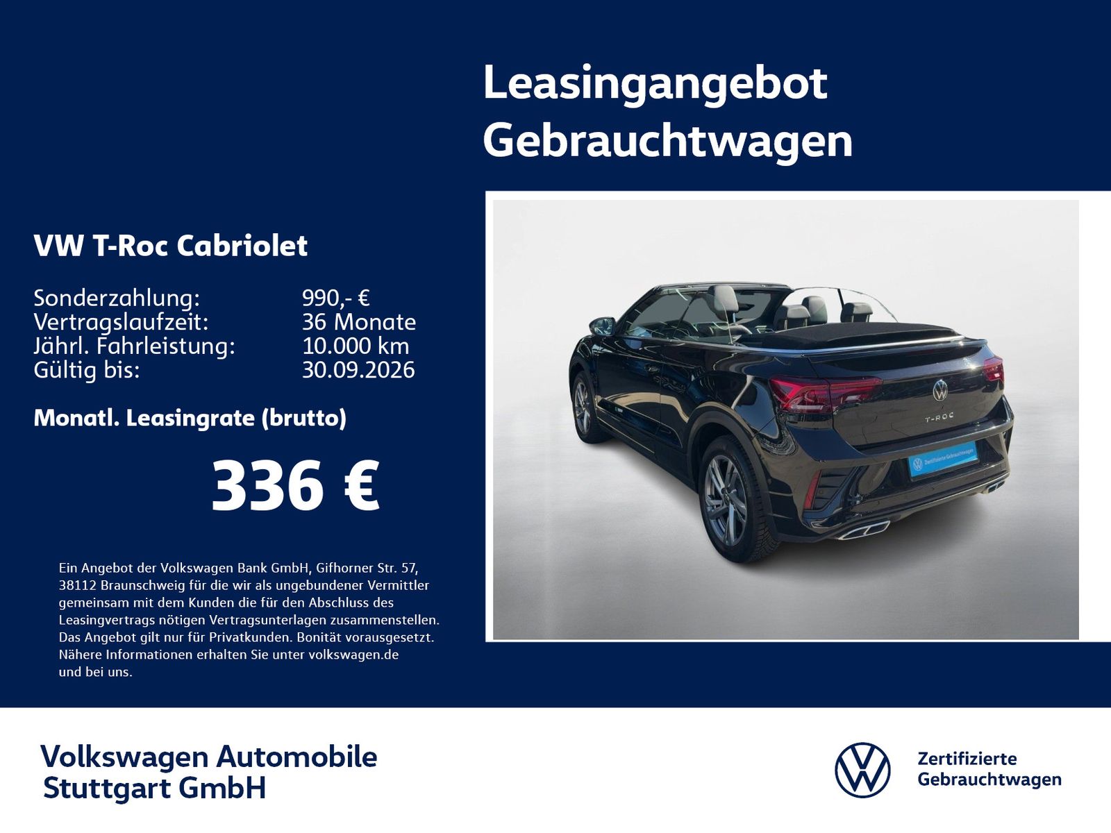 Volkswagen T-Roc Cabriolet R-Line 1.5 TSI DSG Navi Kamera foto 2