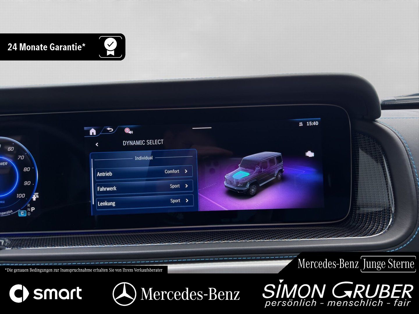 Fahrzeugabbildung Mercedes-Benz G 580 EQ AMG Edition1 Superiore Fond-Entertain