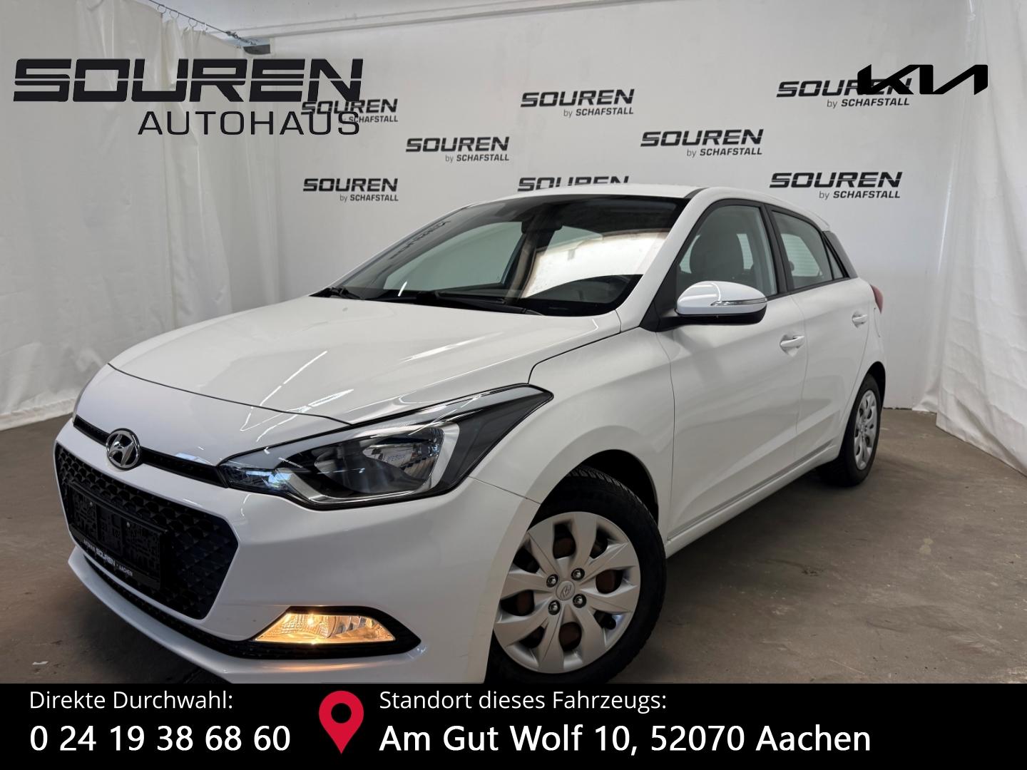 Hyundai i20 Trend 1.2 Allwetter Sitzheiz. Klima 1.Hand