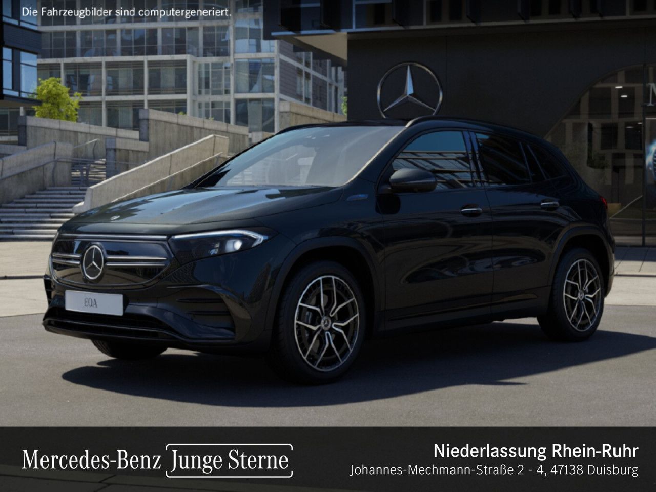 Mercedes-Benz EQA 350 4M AMG/Night/Fahrass/Pano/Volldig/AHK foto 16