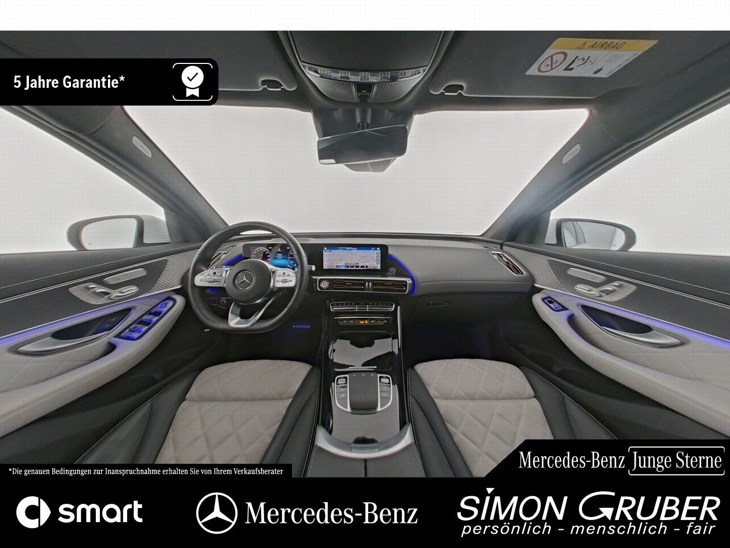 Fahrzeugabbildung Mercedes-Benz EQC 400 4M AMG Designo Leder SD Distronic KeyGo
