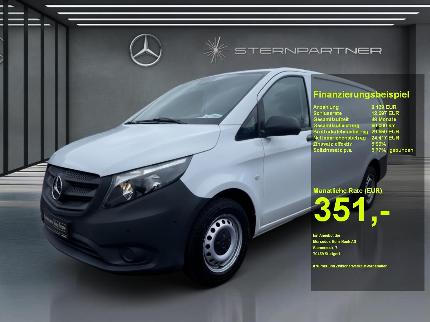 Mercedes-Benz Vito 116 CDI Kasten Lang Kam+Navi+SHZ+Klima+