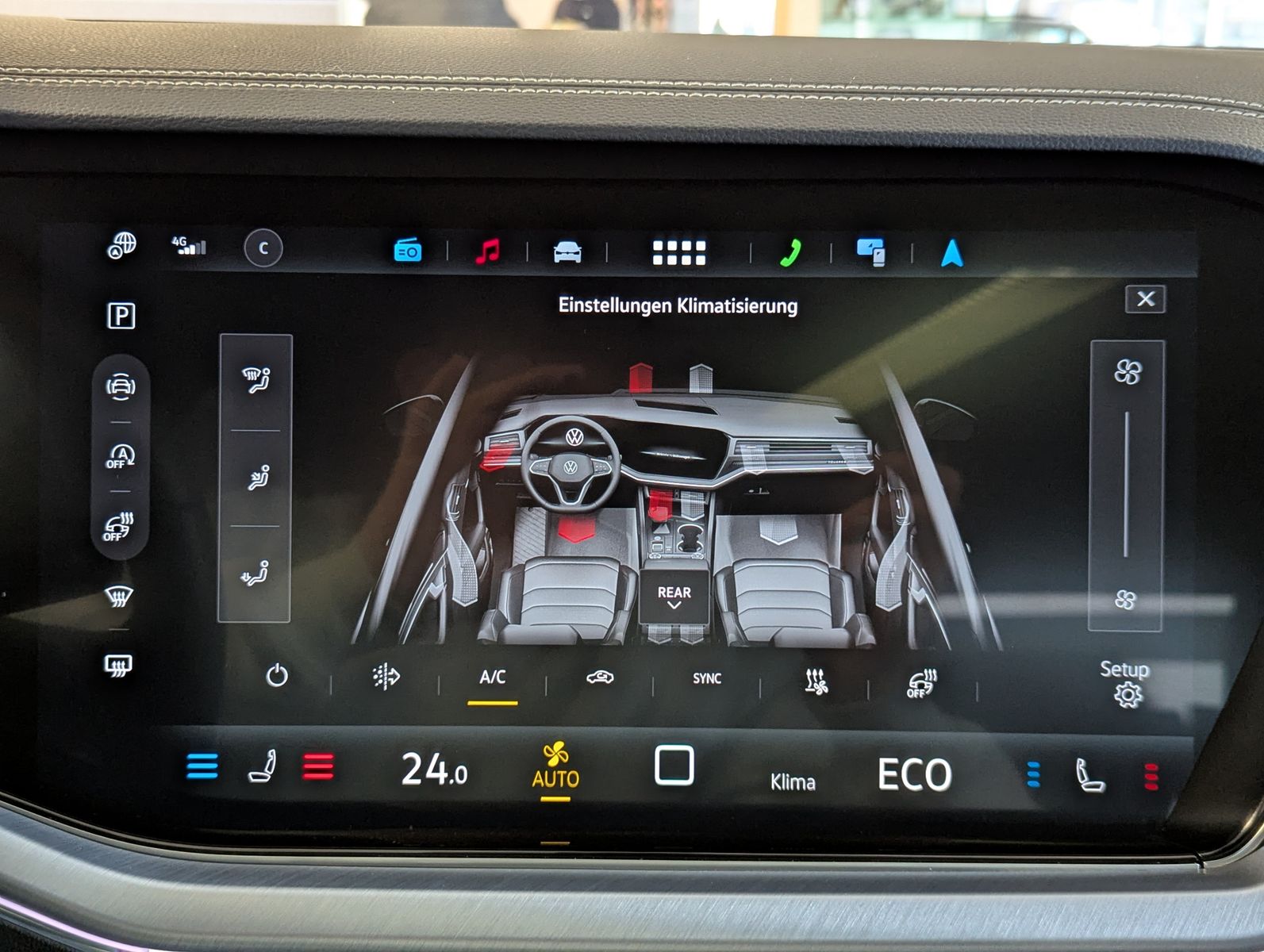 VW Touareg 3.0TDI 4M R-Line VOLL Black 22" UPE 114T - Image 36