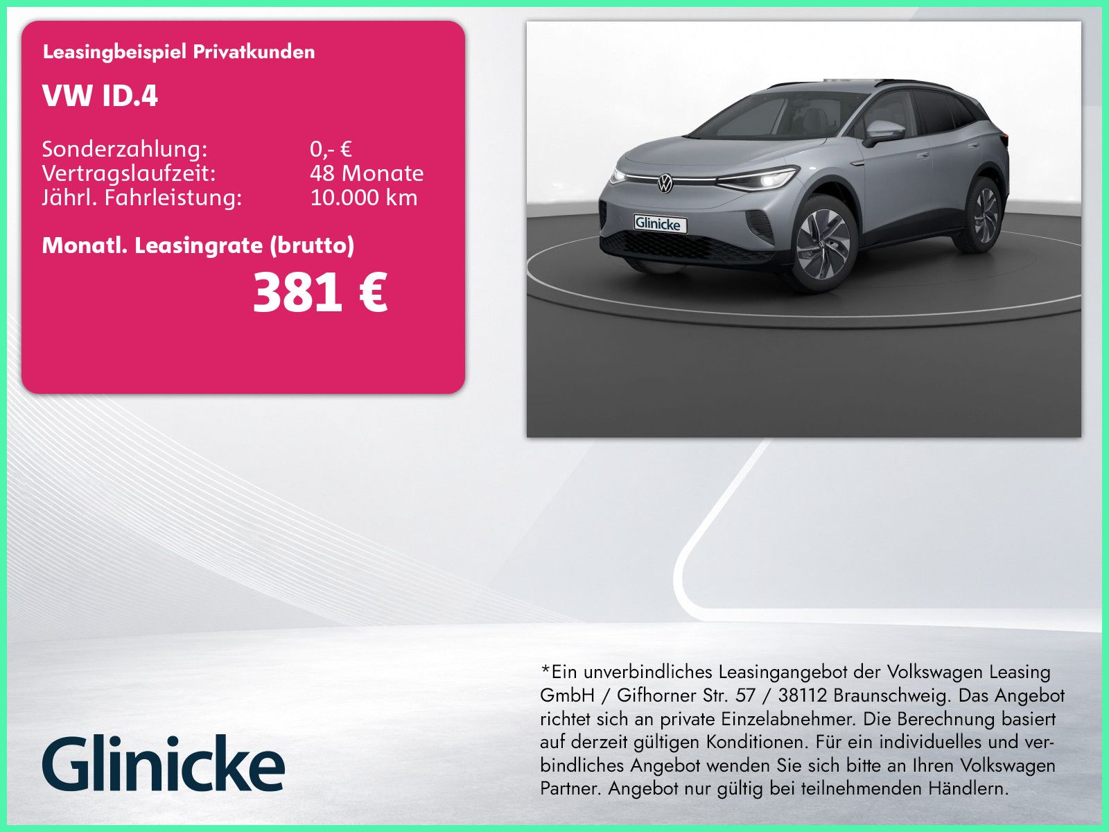 Volkswagen ID.4 Pure Matrix-LED LM 19" Navi PDC vo+hi ACC