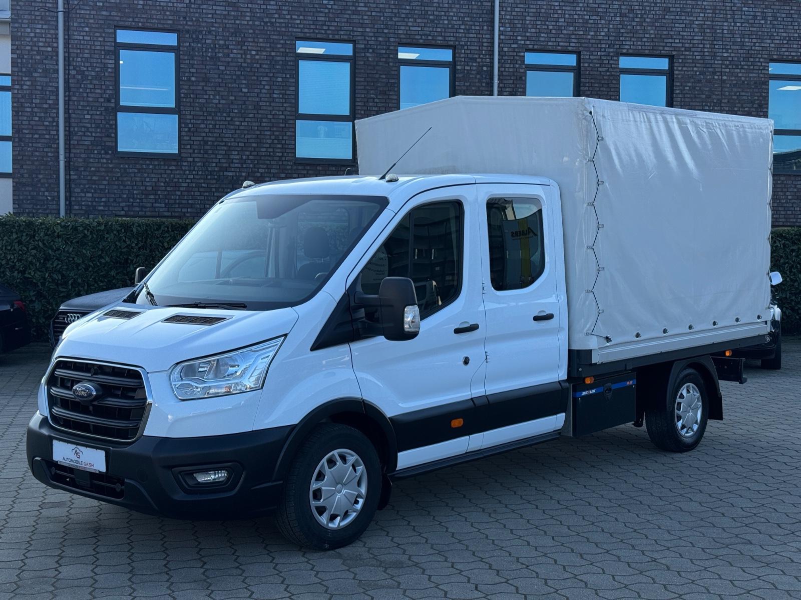 Ford Transit Pritsche Doka 350 L3 4X4*Klima*AHK 2,8t*