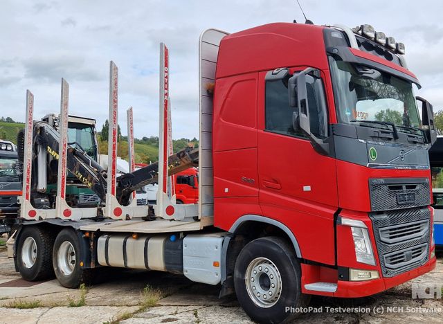 Volvo FH 13 540 Globetrotter 6x4 Kurzholz Kran