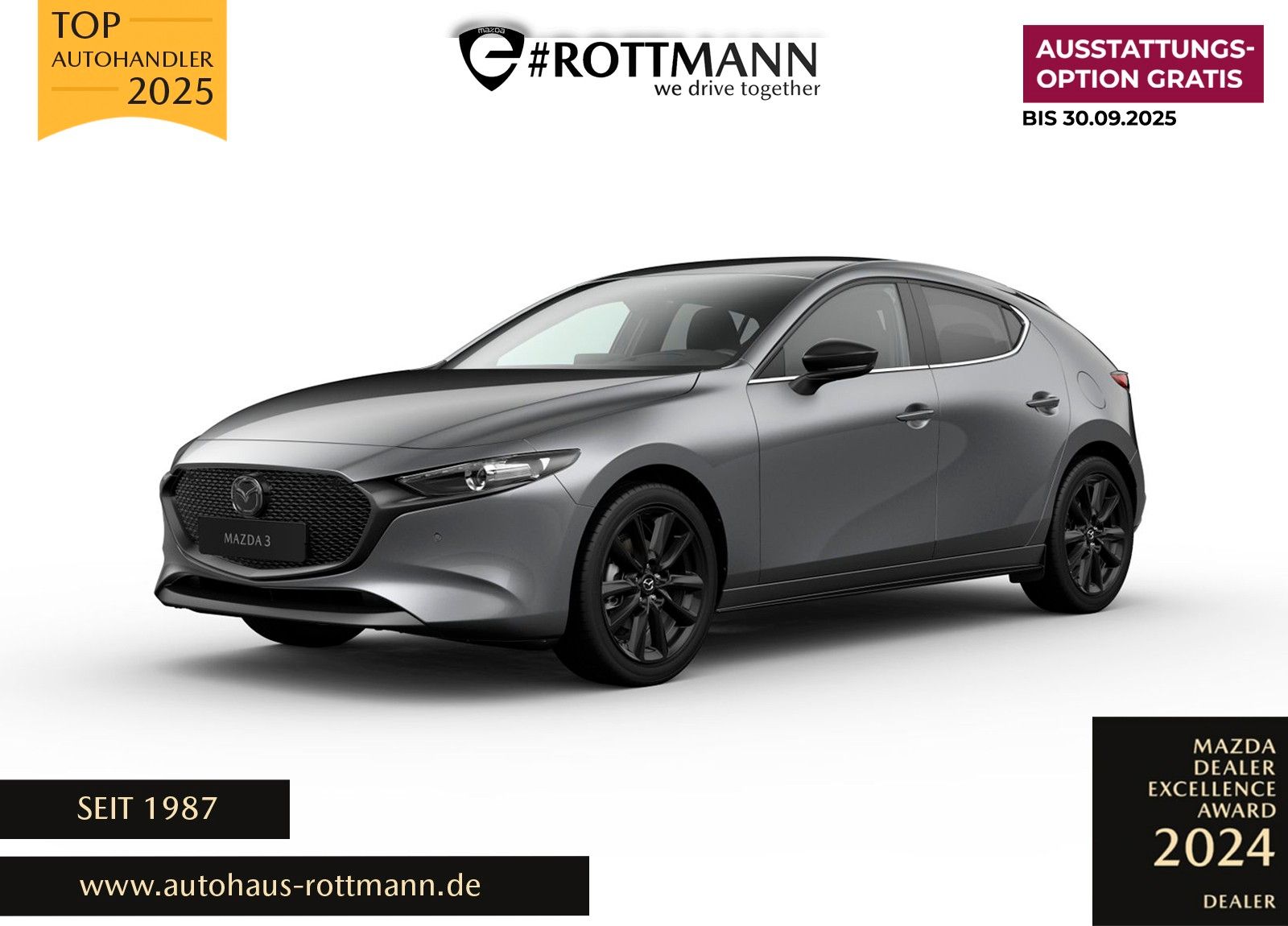Mazda 3 2025 SoMo e-SKYACTIV-G 2.5 140ps Aut. HOMURA