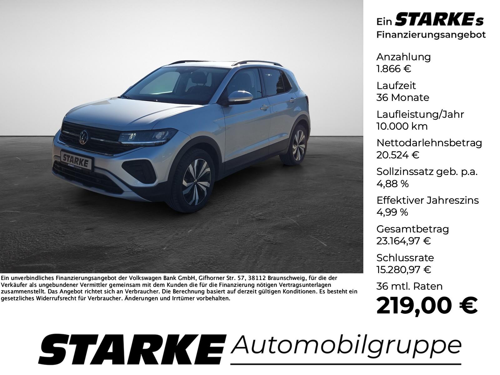 Volkswagen T-Cross 1.0 TSI DSG Life  LED Kamera PDC LM Klim