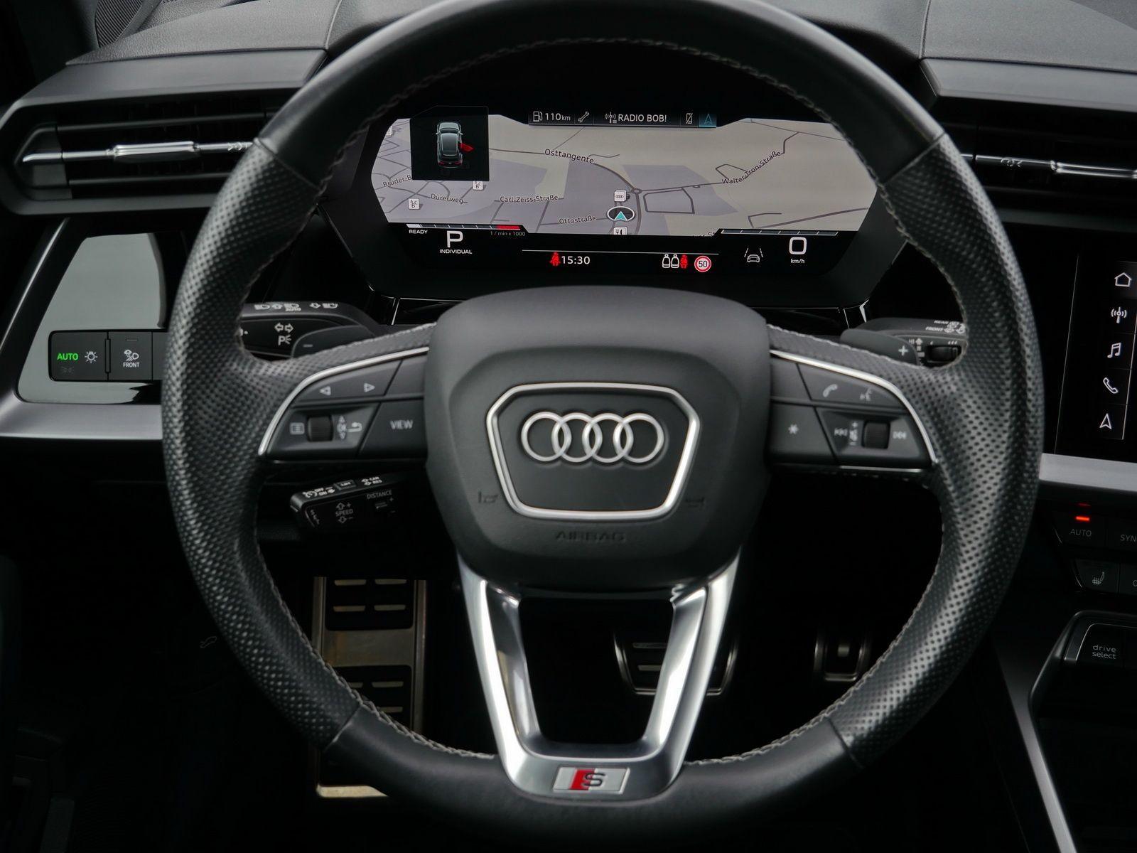 Audi S3 Sportback TFSI quattro Matrix*Schwarz*RFK*ACC, миниатюра 9