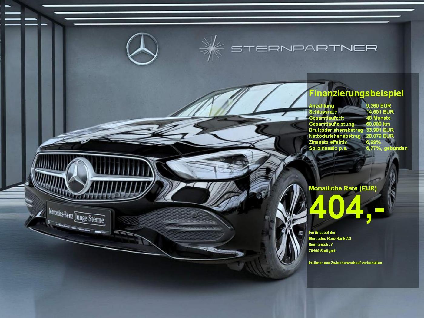 Mercedes-Benz C 200 d AVANTGARDE, AHK, Totwinkel, R-Kamera,LED
