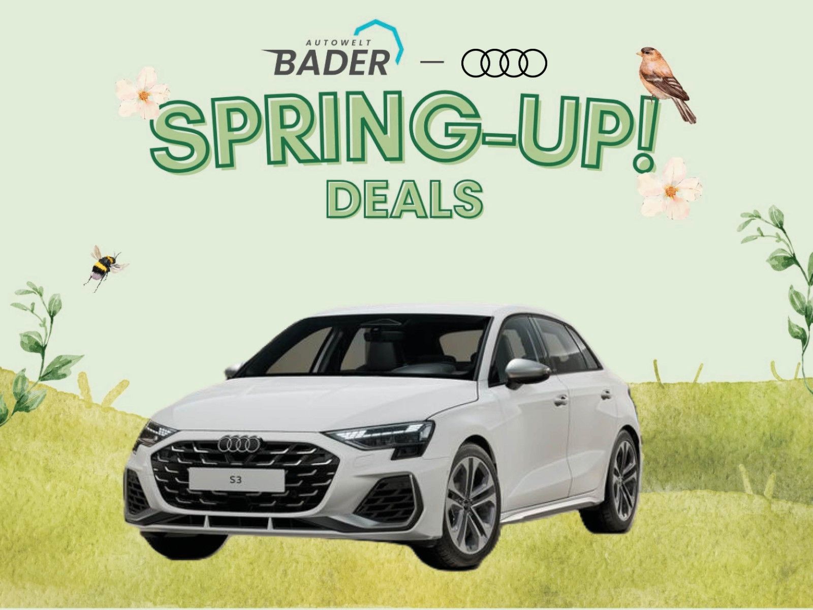 Audi S3 Sportback 333PS "Spring-Up" AUTOWELT-BADER!