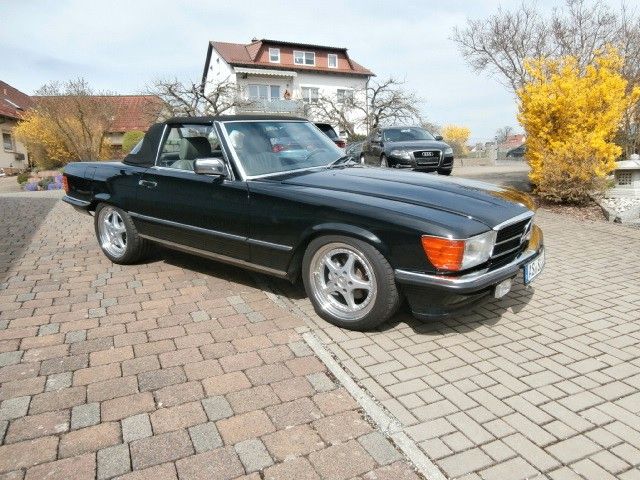 Mercedes-Benz SL 560  TOP ZUSTAND mit Wertgutachten Leder Grau