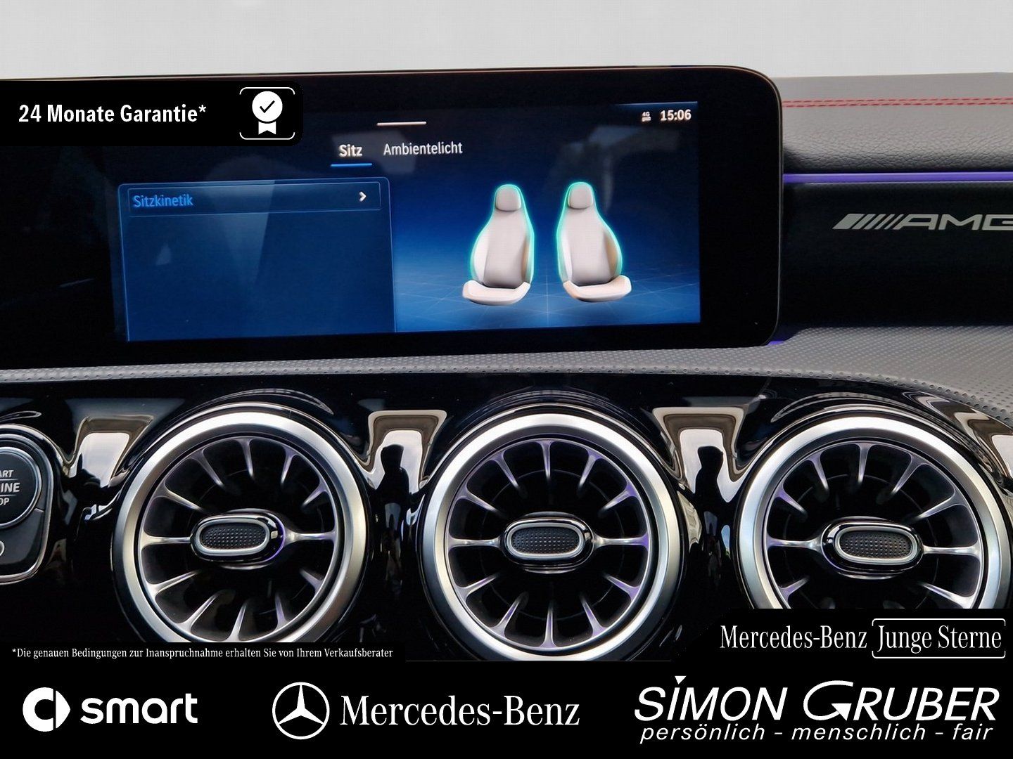 Fahrzeugabbildung Mercedes-Benz CLA 45 S 4M AMG Aero Burm Pano MBeam 360 drivers