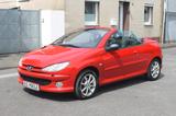 Peugeot 206 Cabriolet CC Platinum Klimatr,Leder,Alu,EU3 - Peugeot 206: Rot, Leder