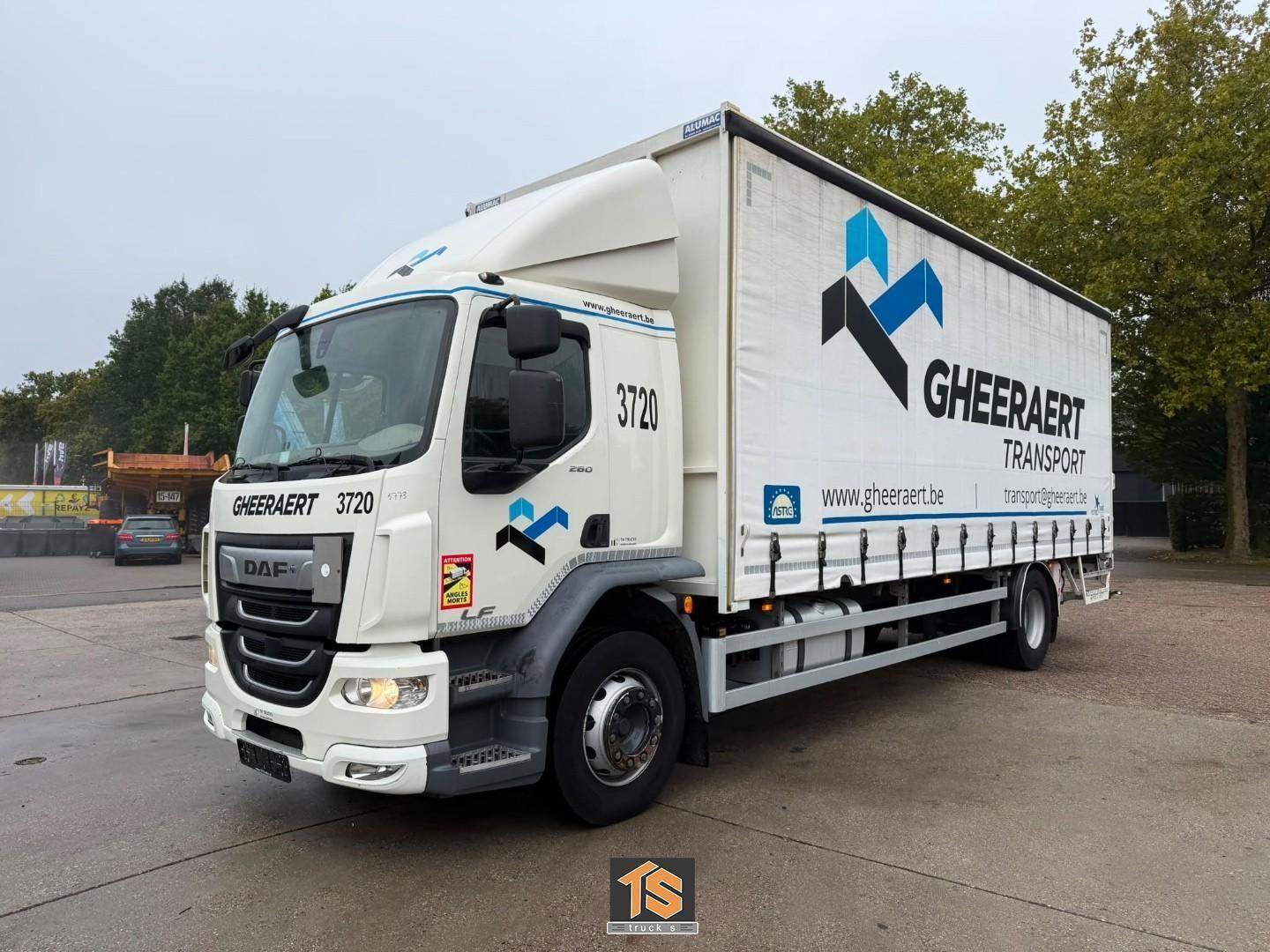 DAF FA LF 260 19 TON - SCHUIFZEIL/CURTAIN/GARDINEN -
