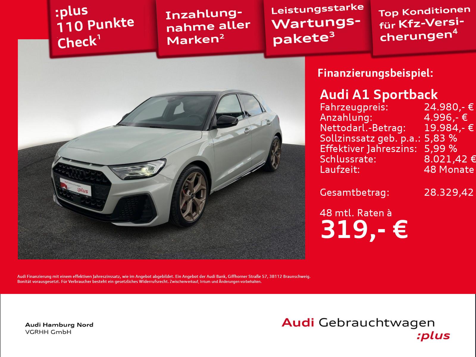 Audi A1 Sportback 30 TFSI S line S tronic LED Nav ACC