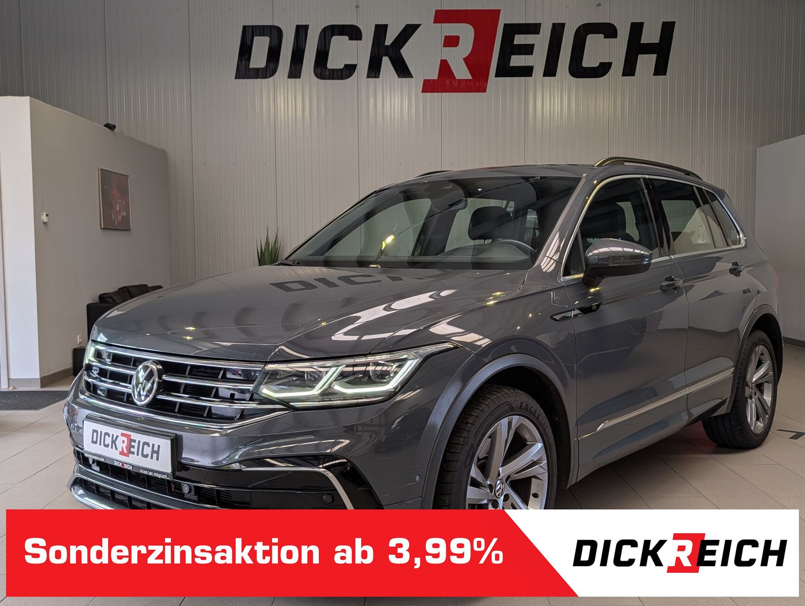 Fahrzeugabbildung Volkswagen Tiguan 2.0TSI R-Line 4M ACC HUD Cam StHz AHK 19"