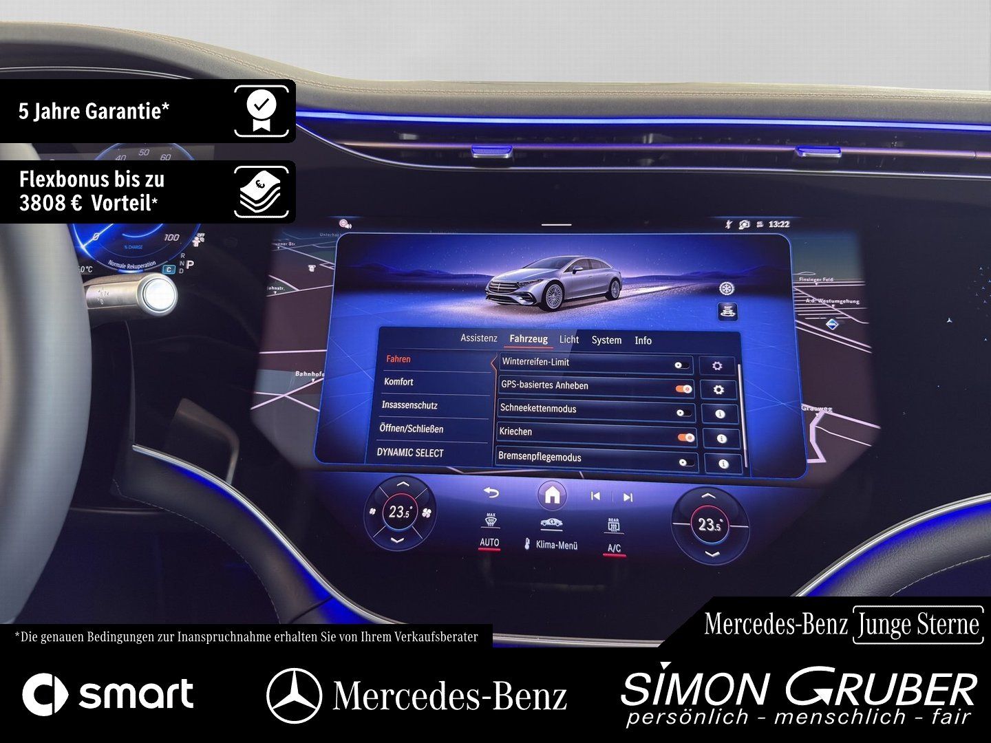 Fahrzeugabbildung Mercedes-Benz EQS 450 4M AMG Elec. Art Hyperscreen HAL Mod2026