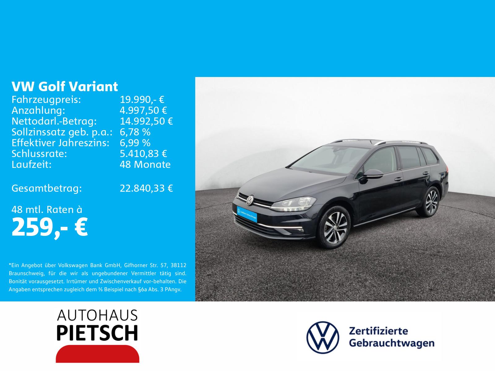 Volkswagen Golf VII Variant 1.5 TSI IQ.Drive DSG AHK LED