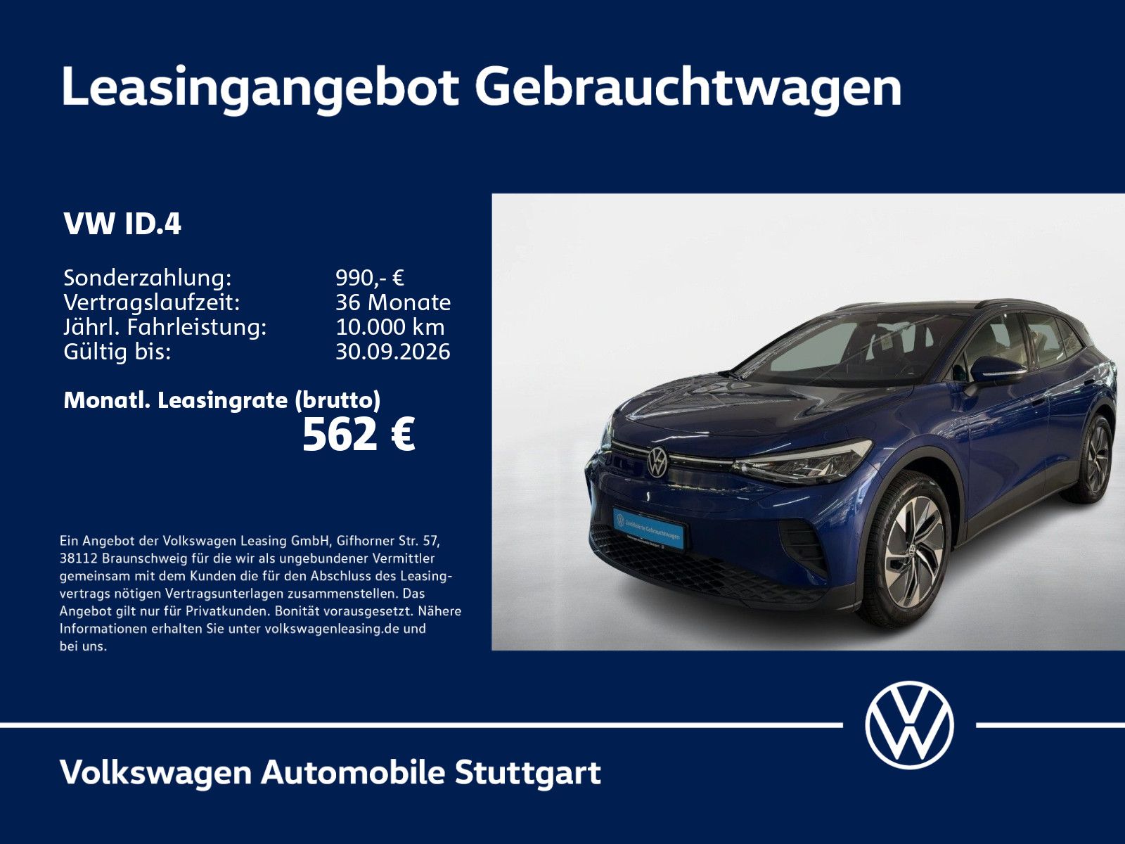 Volkswagen ID.4 Pro Navi Kamera Stdhzg AHK ACC LED SHZ