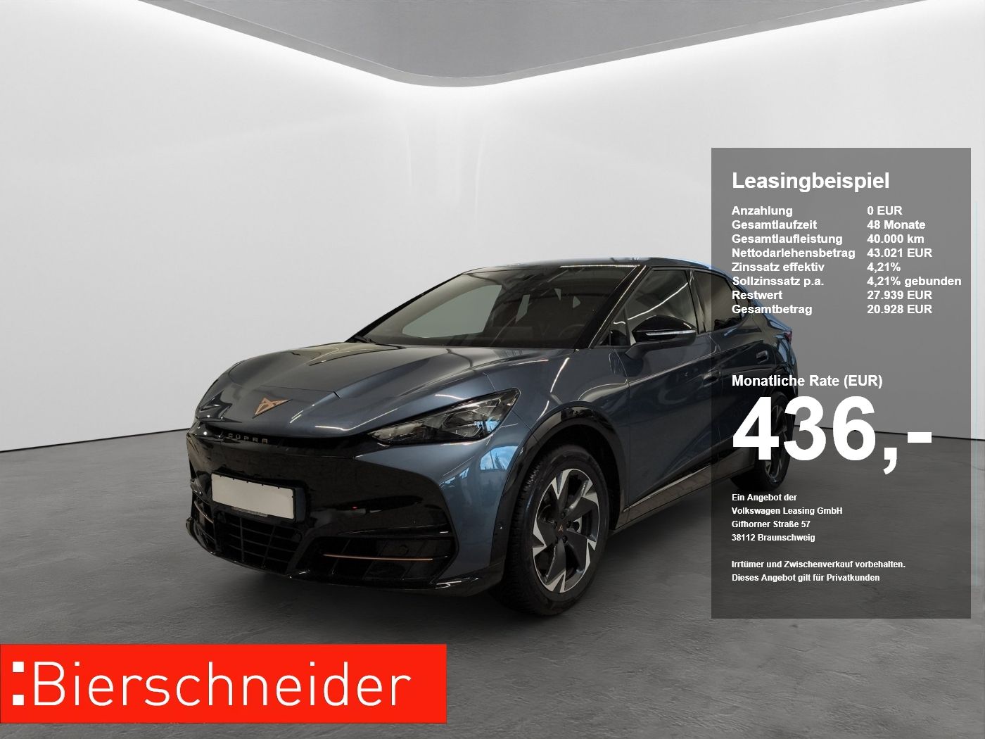 Cupra Tavascan Endurance LED NAVI ACC WÄRMEPUMPE PARKL