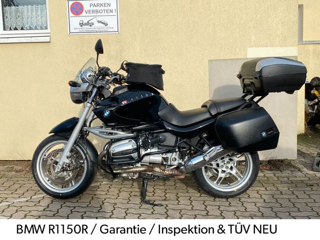 BMW R1150R / Garantie / Bremse hin. & Inspektion NEU