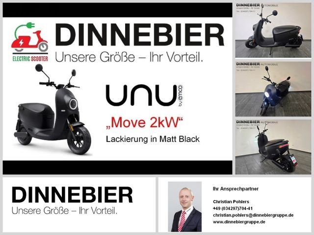 Otros UNU Move 2kW E-Roller Automatik *dt. Modell*