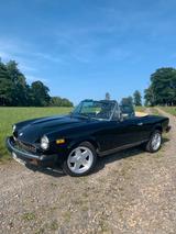 Fiat Spider 124 CS2 Cabrio schwarz Oldtimer - gebrauchte Fiat 124 Spider aus dem Jahr 1979