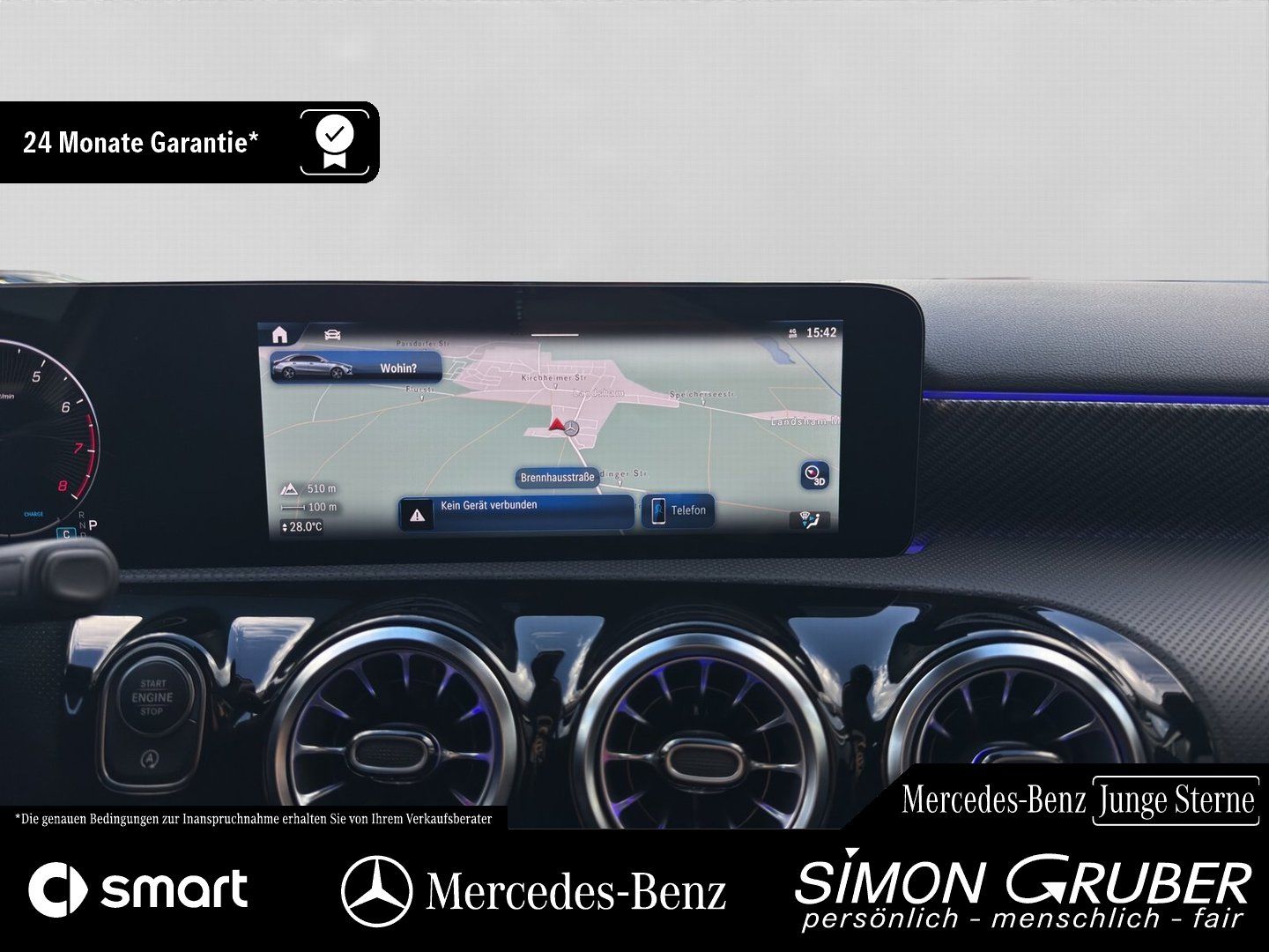 Fahrzeugabbildung Mercedes-Benz A 200 Limo Progressive Pano KeylessGo Kamera LED