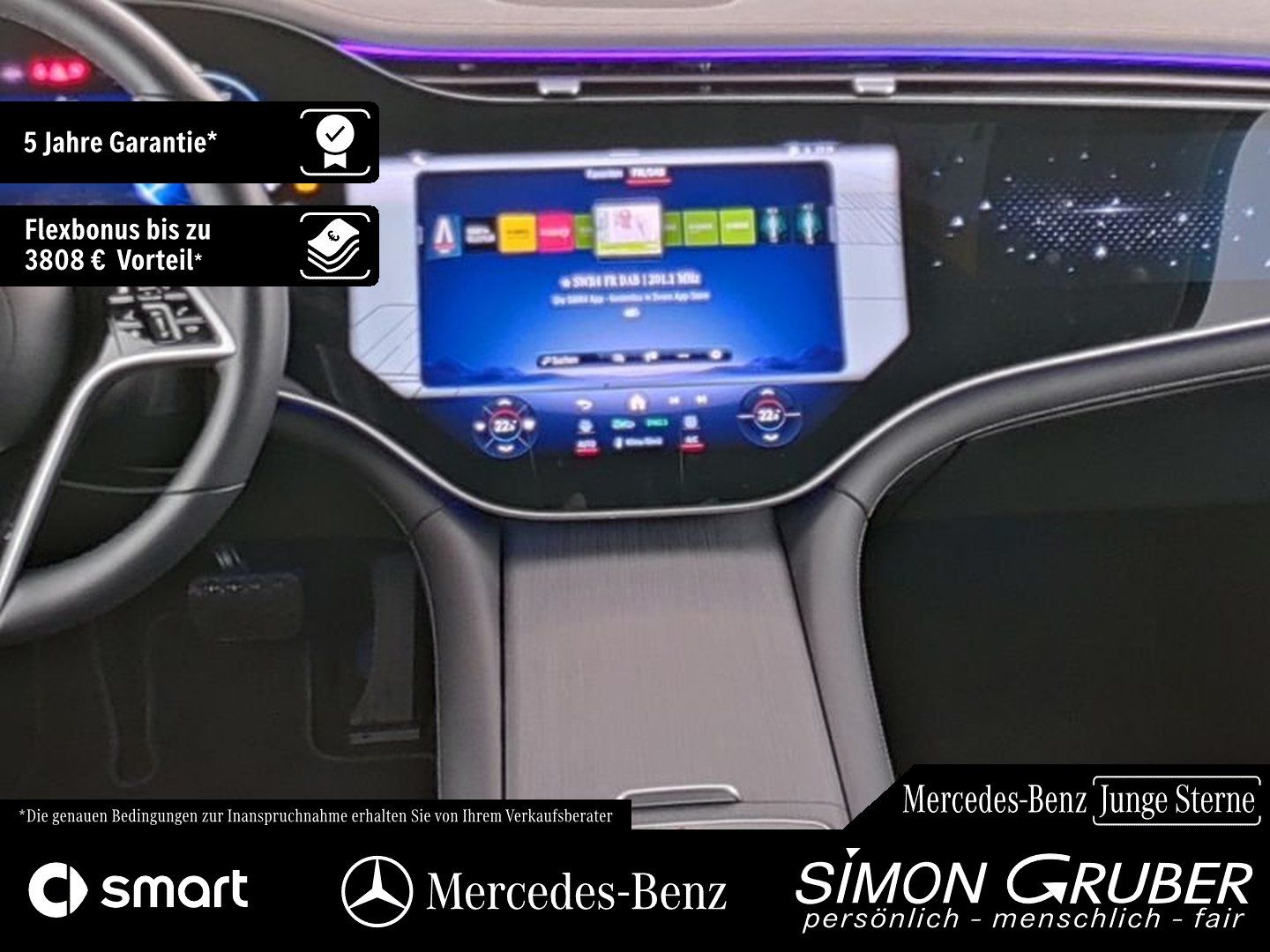 Fahrzeugabbildung Mercedes-Benz EQS 450 4M SUV Pano Hyper AHK Mod 2026 118kwh