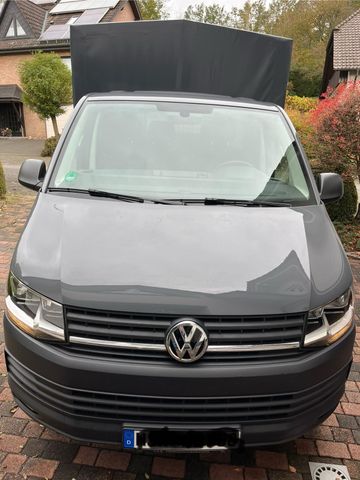 Volkswagen T6 Pritsche Plane  2.0 TSI Klima NUR 15000 KM.