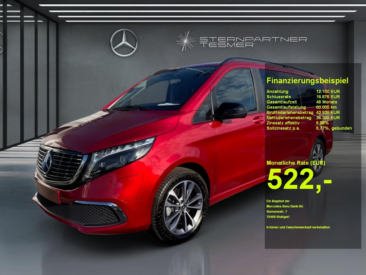 Mercedes-Benz EQV 300 Extralang AIRMATIC+360°+BURMESTER